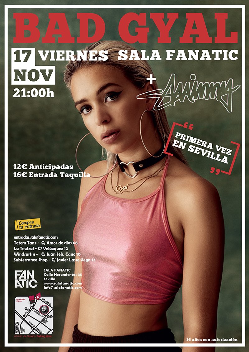CONCURSO

<a href="/akaBadGyal/">Bad Gyal🔥</a>
17NOV

RT este tweet y sigue a <a href="/SalaFanatic/">Sala Fanatic</a> para participar!

hay 2 entradas entre Facebook, Twitter e Instagram!!