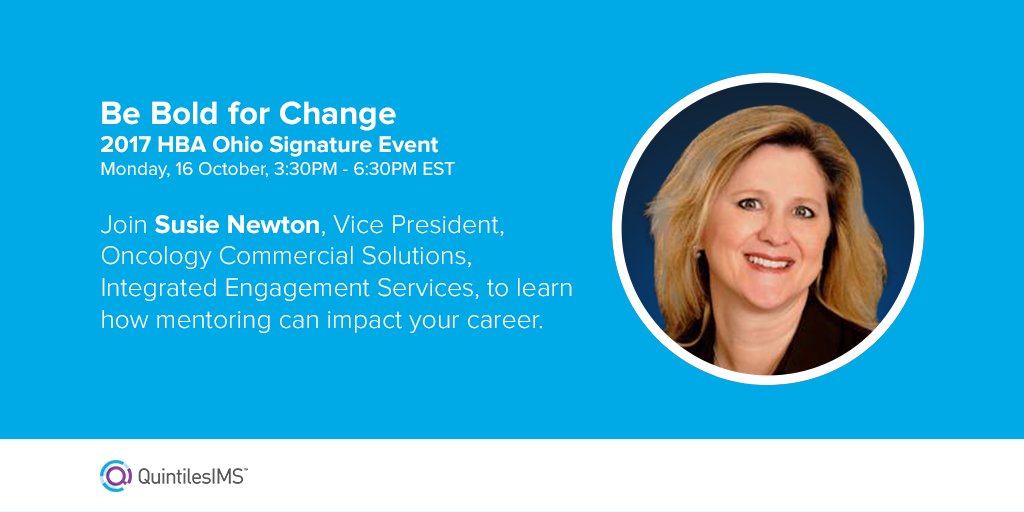 Join Susie Newton at the @HBAohio signature event to learn how mentoring can impact your career bit.ly/2gdXW66 #HBAImpact