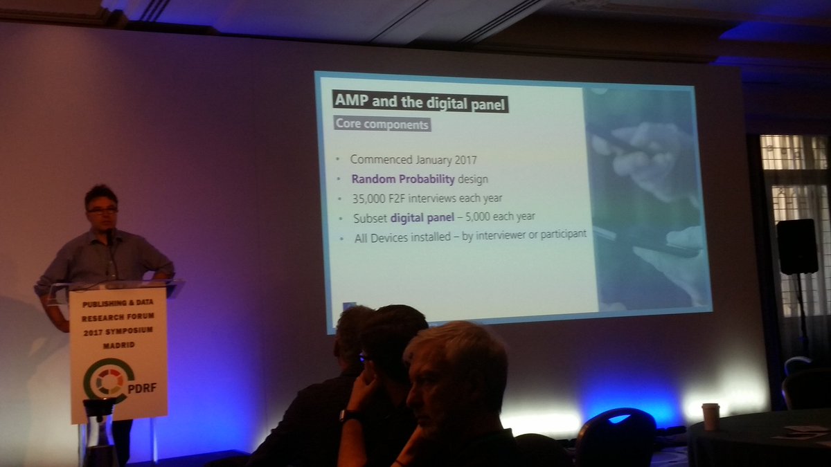 PAMCo_Ltd's tweet photo. Neil Farrer explaining how we have developed a quality passive digital panel for AMP @PDRF2017 #pdrf2017 https://t.co/nyXgCt1Ksv
