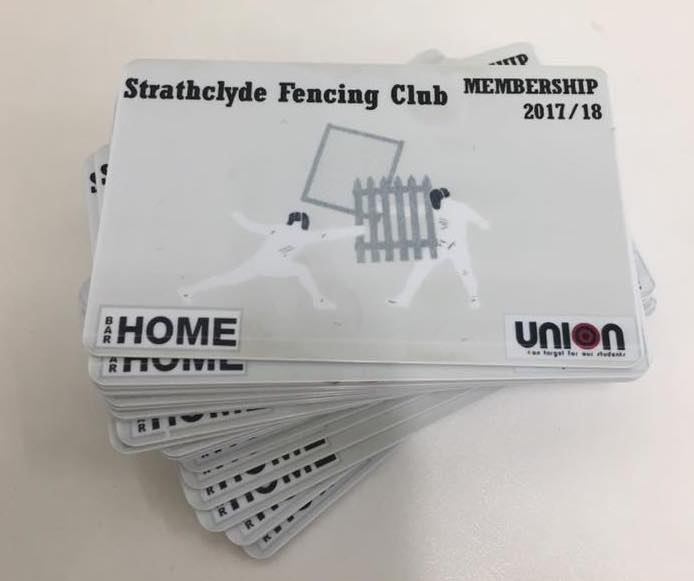StrathFencing's tweet image. Fencing discount cards are finally in. 
You'll need one to get discounts and offers at our sponsor pubs from now on. Get them tonight.
