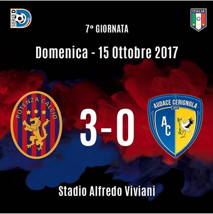 calcio_potenza's tweet photo. #PotenzaCerignola
#ForzaPotenza
⚽🔴🔵 https://t.co/EcxSK0mezJ