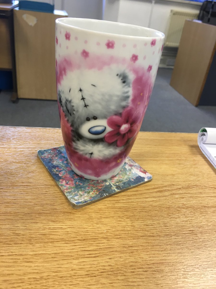 UncleRBenson's tweet photo. Today’s mug #cute #cuteatwork #snuggles #bear #fuckbitches #playa https://t.co/unS2aH7YhT