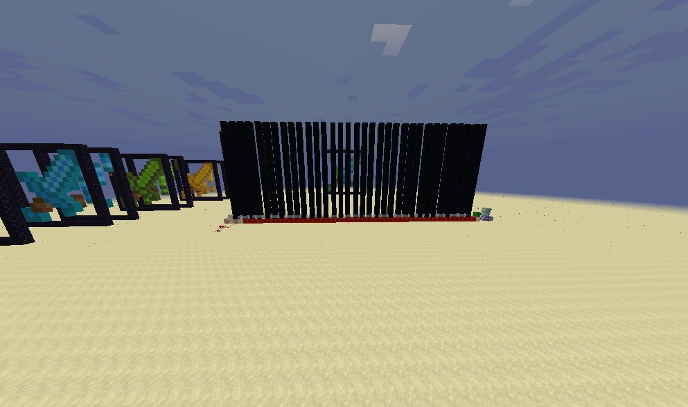 白檸檬 Minecraft スリットに用いたのは トロッコとfalling Blockです Falling Blockの表示ブロックを黒色コンクリートにしたもの コマンドで生成可能 をトロッコに乗せまくりました Tpコマンドやmotionタグでfalling Blockを動かすとカクカクして