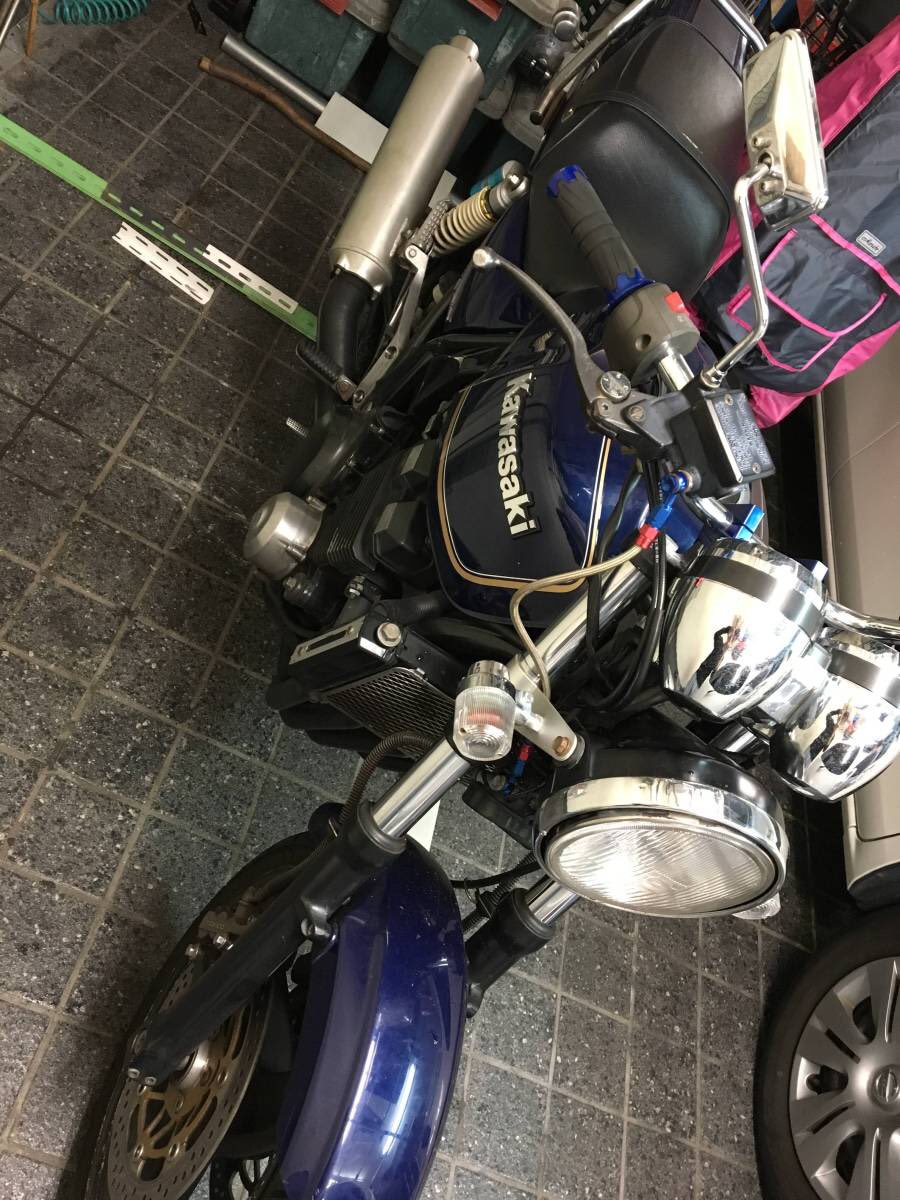 420_Shinya's tweet photo. ZRX400 マークⅡカラー実働 車検あり https://t.co/kSx2uGMMQF https://t.co/XJLEJ45TAr