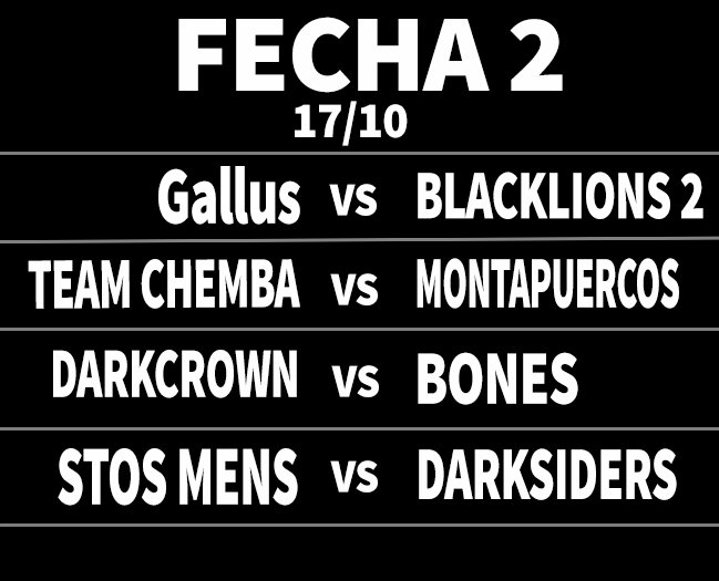 MegaSpursARG's tweet photo. La fecha 2 asi seran los encuentros
RT!! https://t.co/OurBGMT90x