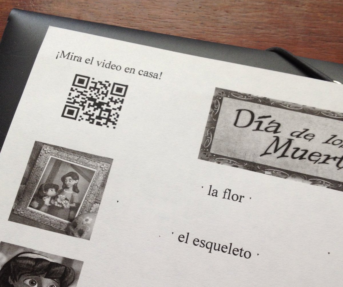 phvdp's tweet photo. Mon premier QR-code sur un document à destination des élèves. Merci, @CiaPint et à @Sebfranc3459 pour leurs conseils. #unitag #eduvoices https://t.co/X0dekGlrC9