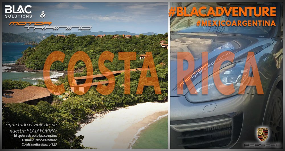 BlacConnect's tweet image. #Motortraining #Porsche y #Blacsolutions nos encontramos recorriendo #CostaRica sigue este #BlacAdventure mediante nuestra plataforma🛰️