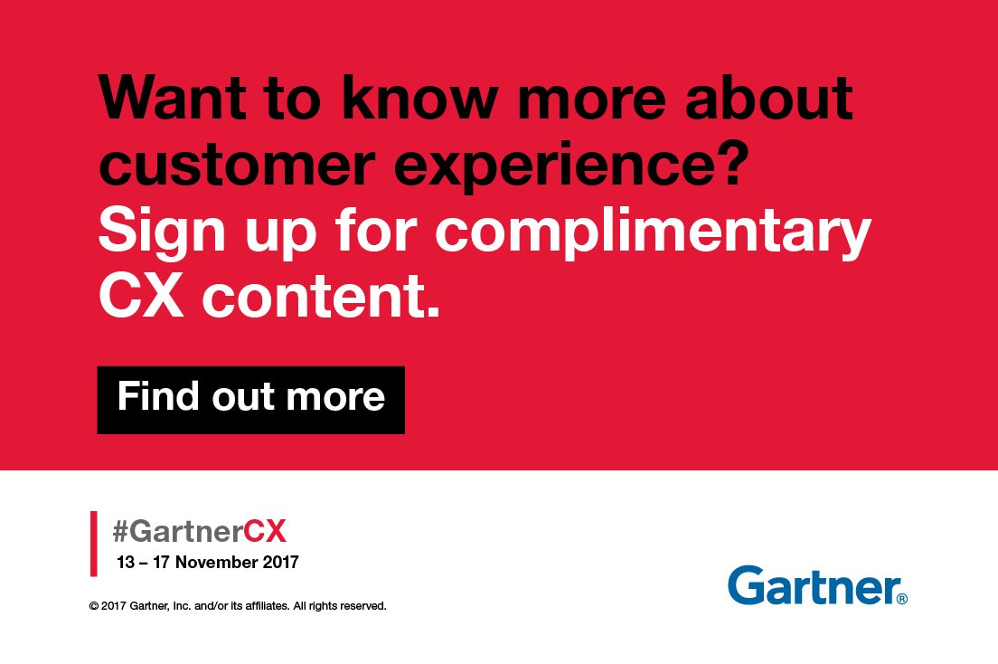 NadiaSmith3's tweet photo. Want to know more about #GartnerCX? Sign up for Gartner content straight to your inbox. https://t.co/jubJeXrCOT #CX #customerexperience https://t.co/1VUBw7mzvj