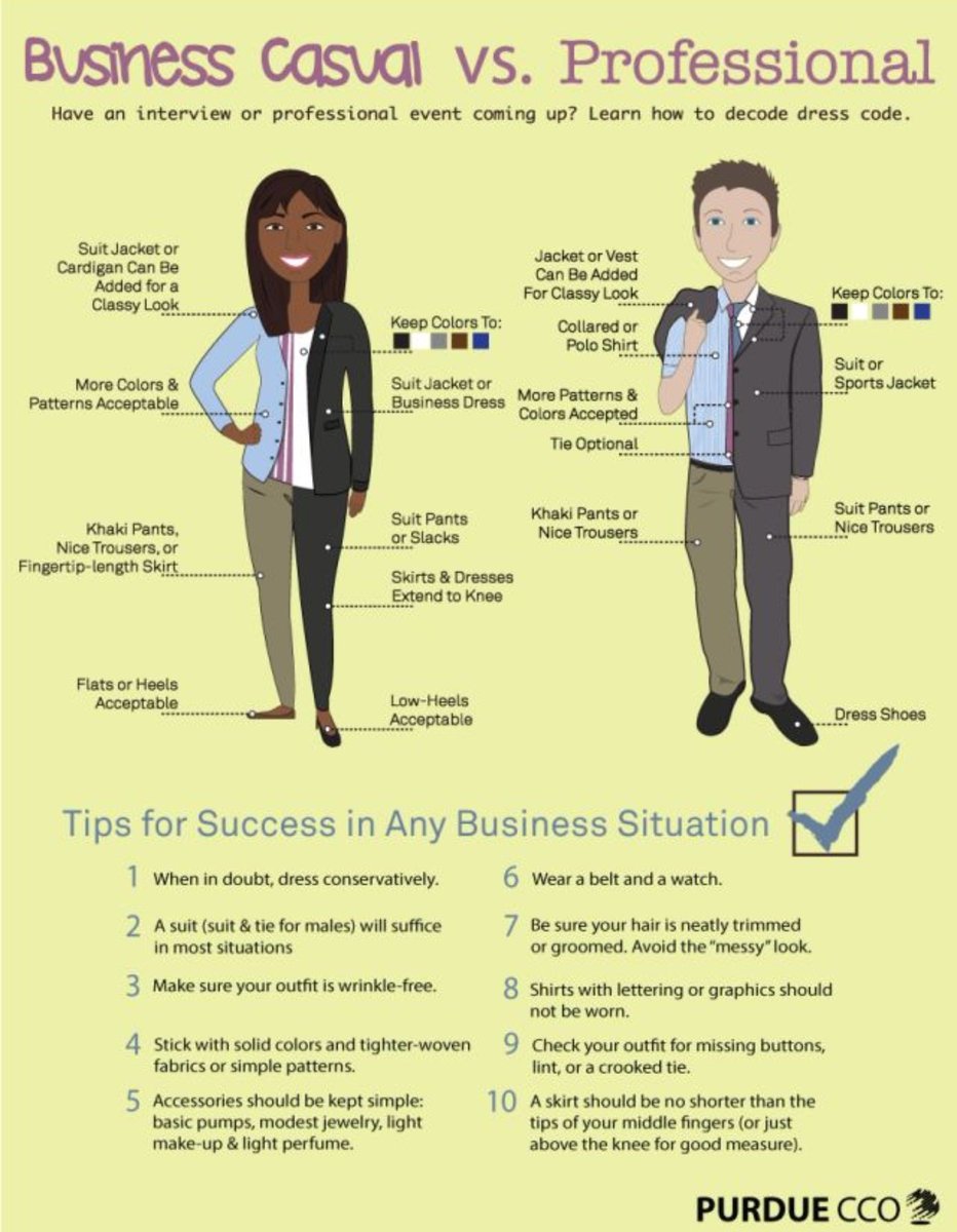 #DressForSuccess #KnowTheDifference