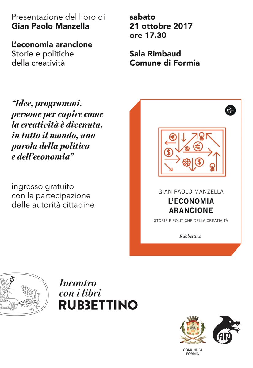 GPManzella's tweet image. Venerdì e sabato con #EconomiaArancione andiamo a #Rieti e #Formia a parlare di come promuovere industrie creative @regionelazio. E non solo