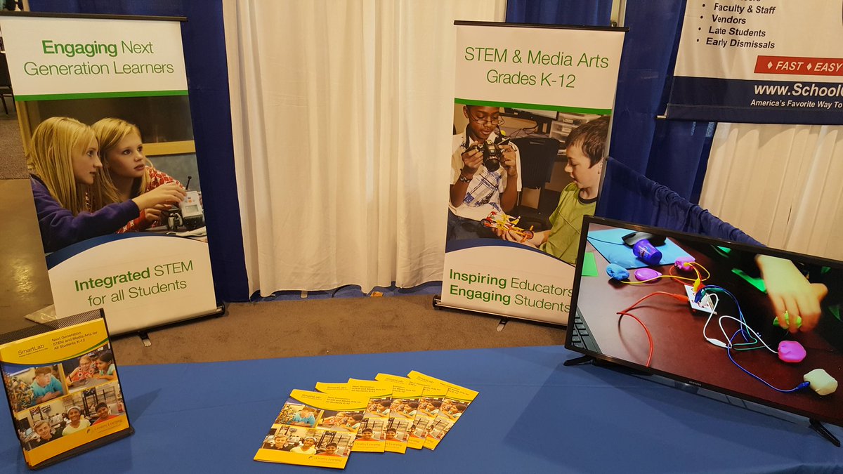 K12Leigh's tweet photo. #TNLEAD2017 #LEADingTheNewNormal
@SmartLab_tweets
STEM Labs for ALL K-12 Students? BOOTH 408 https://t.co/5u7fVOSLsQ