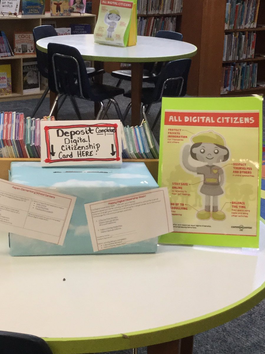 AESLib's tweet photo. Digital Citizenship taking off at AES @AspenSchoolDist #Digitalcitizenship https://t.co/Kq4knnSbbl