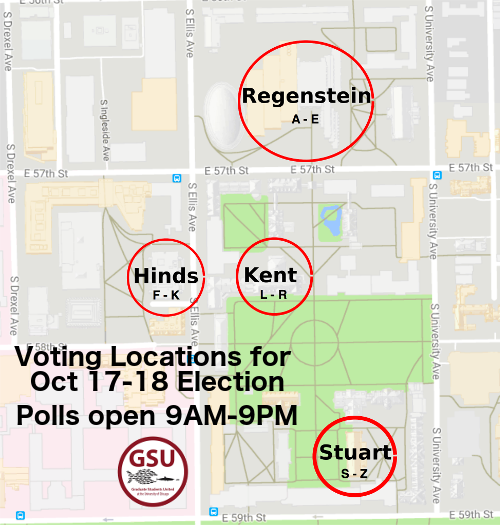 Uchicago Gsu Last Name Starts W Letter Between A E Your Designated Voting Location Regenstein Library Room A 11 Basement T Co Egf8cparxf