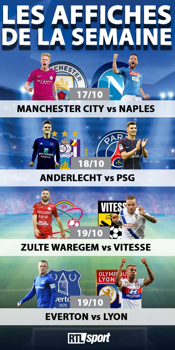 Une nouvelle semaine foot s'annonce. Ne ratez pas ces rendez-vous sur <a href="/Club_RTL/">Club RTL</a> ! #RTLSport #mcinap #andpsg #zwavit #eveol