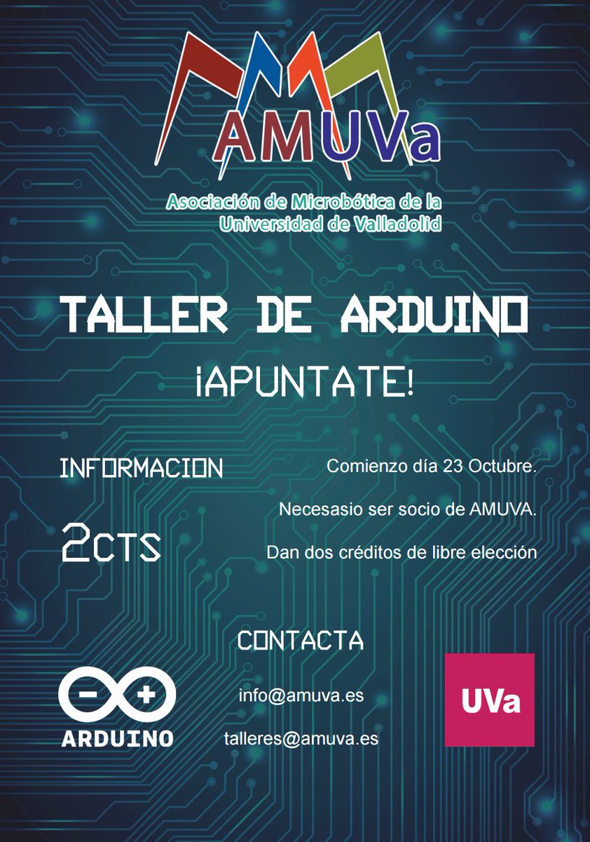 Apúntate ya a nuestros cursos de #Arduino