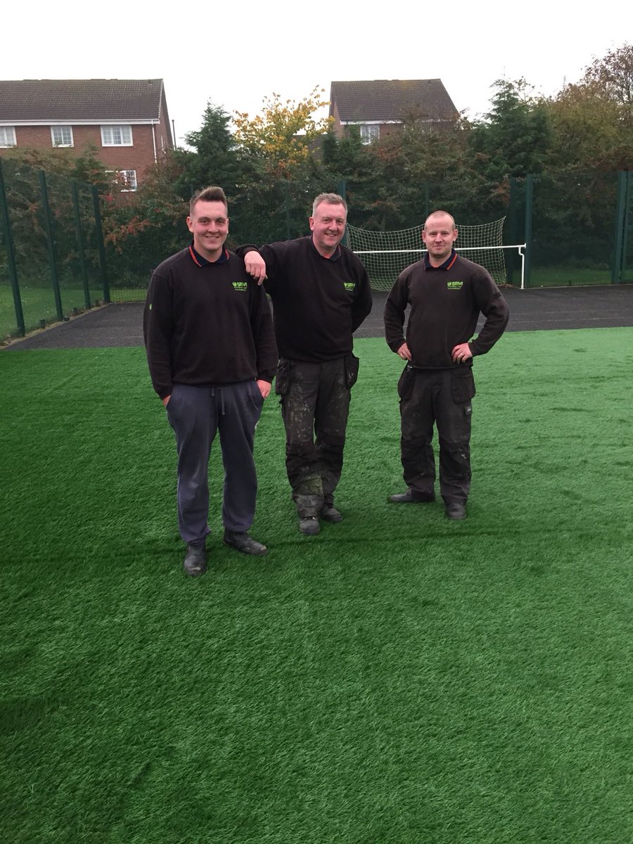 New surface being laid!!! Looking forward to winter training under the lights! <a href="/WestMoorCentre/">WestMoorCommunityCtr</a>