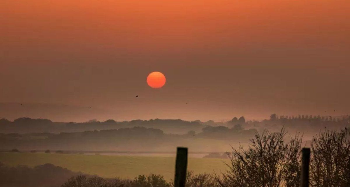 alexandra_lunn's tweet photo. #Ophelia #SaharanDust #FireParticles #RedSun https://t.co/rN3CZ8isJU