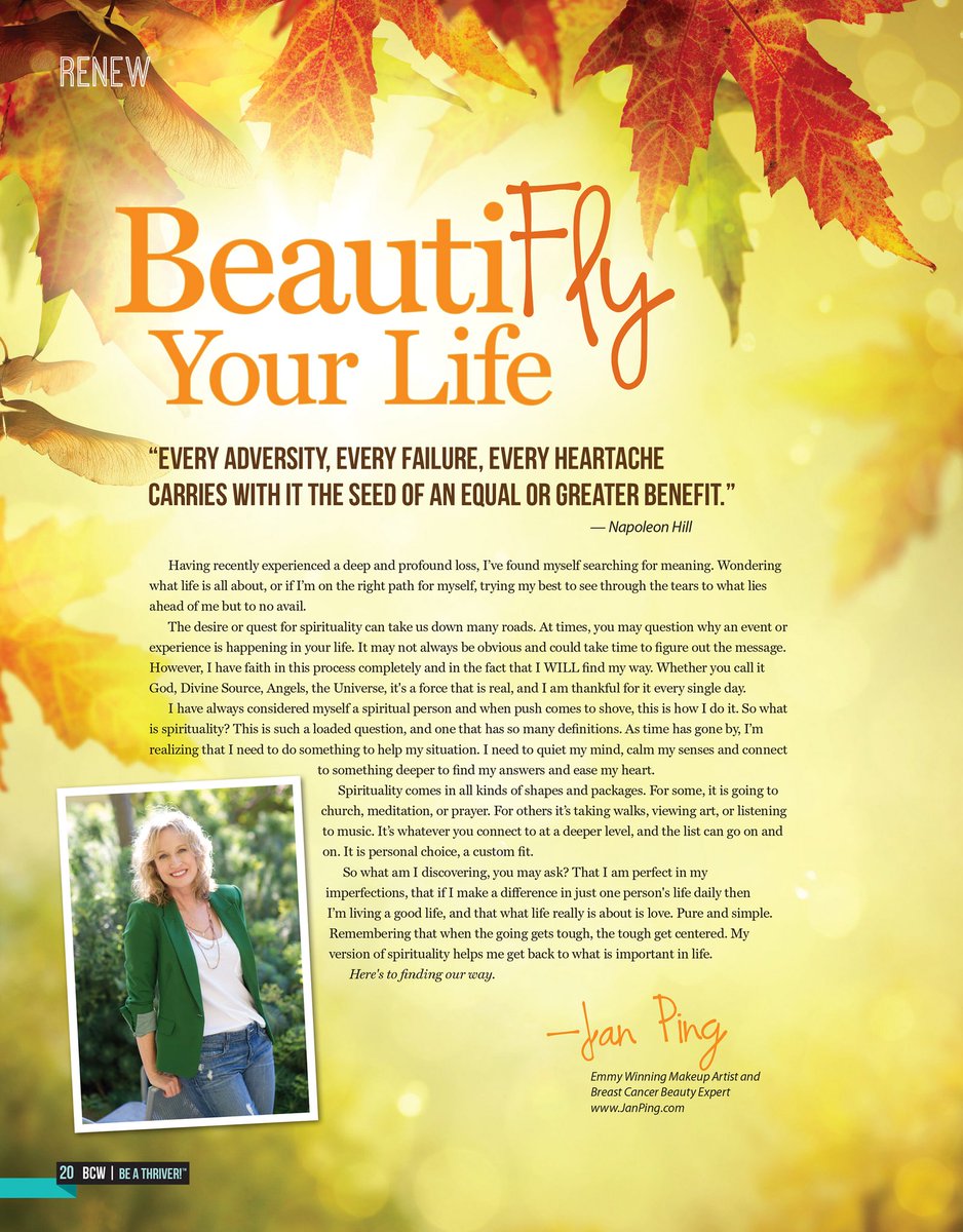 JanPing's tweet image. My latest article, hope you like it.  😊breastcancerwellness.org/bcw-magazine/