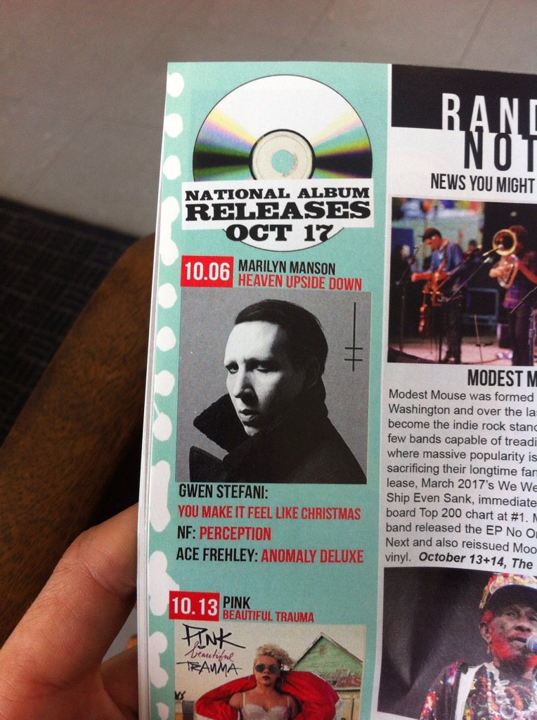 alex_dulko's tweet photo. When u see @marilynmanson in the #soundmagazine ❤️❤️ and @deesnider https://t.co/FvZS0WwiBE