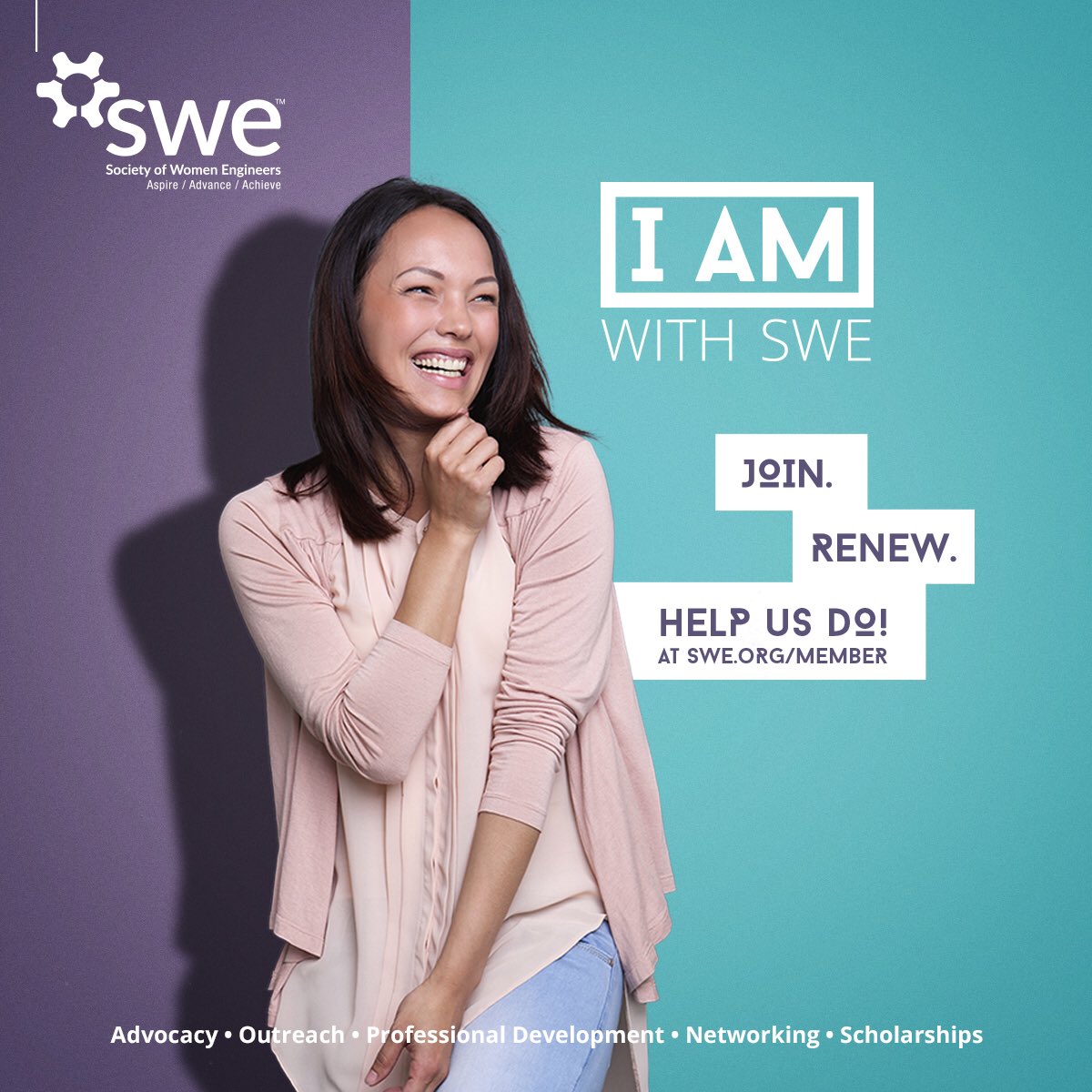 SWEwaynestate's tweet image. Hey #SWEsters! Take a minute to indicate “I am with SWE” by renewing your @SWETalk membership! Visit: bit.ly/RenewYourSWEMe….