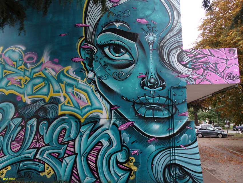 Art_mural's tweet image. #CergyPontoise #ValdOise Festival #CapsAttack peinture récente de #Jallal + ici : goo.gl/wENx3C