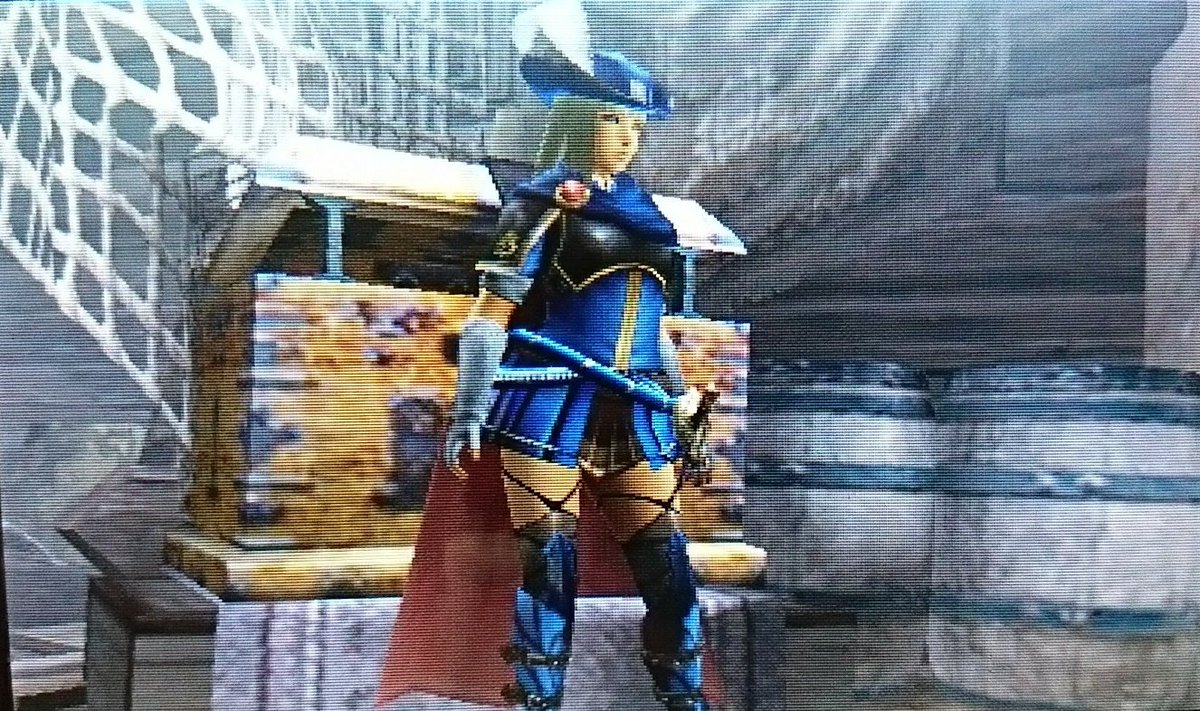 まぁ坊 Lemon V Twitter ギルドナイト風の見た目装備 W レイピアみたいなランスを持ってるから それと合わせたら結構よさげなの出来た Mhxx 見た目装備