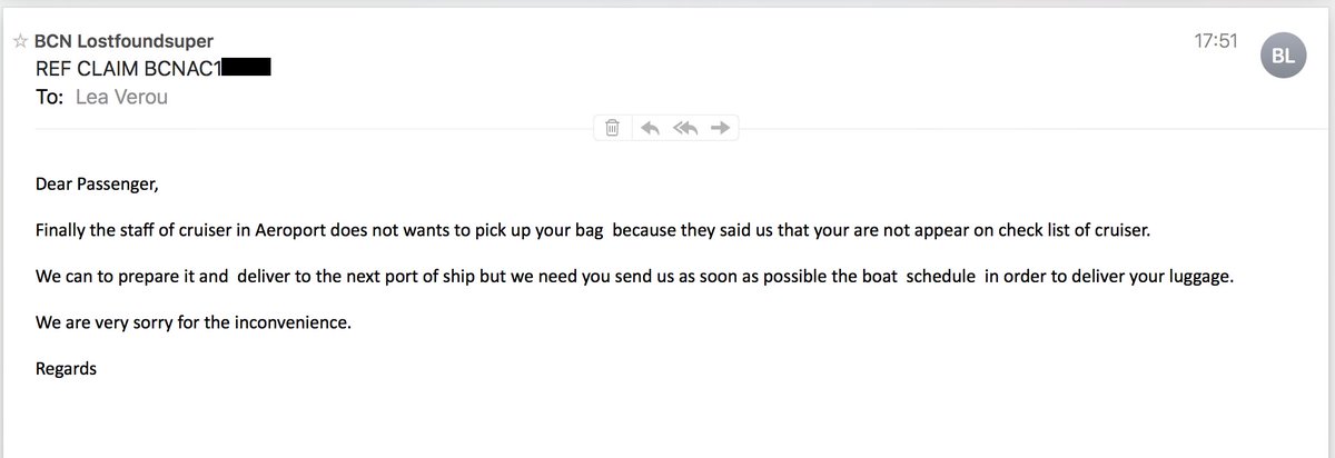 swissport lost baggage compensation