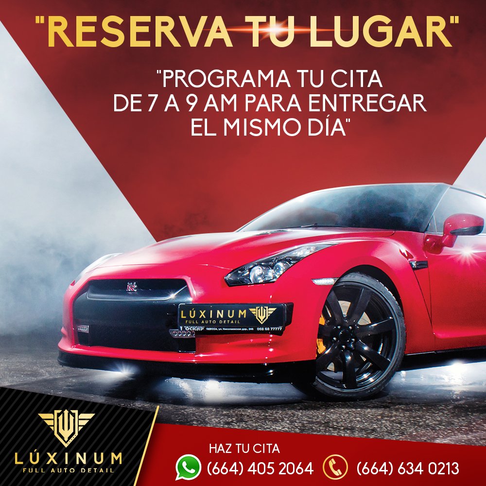 Llámanos por teléfono o envíanos un mensaje 
Nosotros te atendermos con gusto
#LúxinumFullAutoDetail