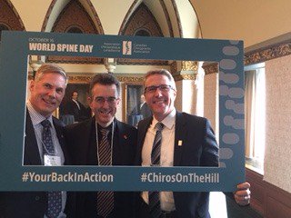 #ChirosOnTheHill #worldspineday #drchapininOttawa with Dr. Brian Seaman &amp; Dr. Mark DeGruchy. #chiropractic