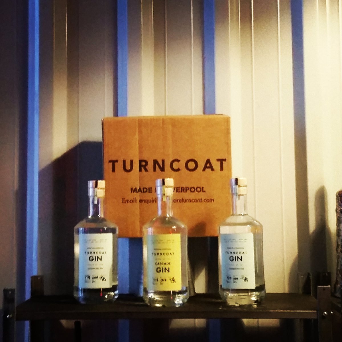 WeareTurncoat's tweet photo. We're at @Unit_Liverpool on Saturday from 6:30pm chatting all things Turncoat Gin plus tasters. There'll be cocktails &amp; live music too 👍 https://t.co/V6orzJteeF