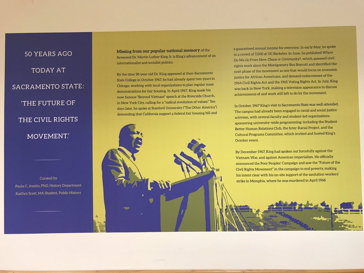 inkyjohnson's tweet image. I'm extremely honored to be sharing at Sacramento State in Honor of Dr. King.#Honor
