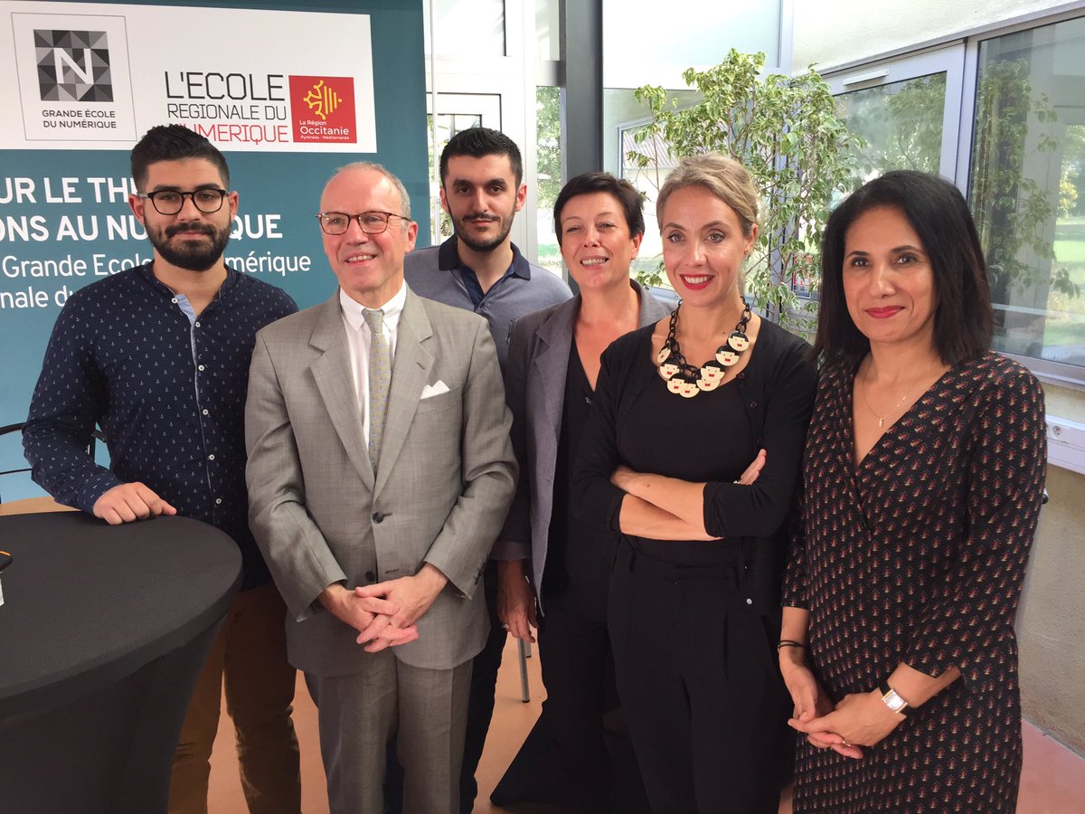BeWeb_'s tweet photo. Merci pour ces échanges autour des formations au numérique. 

@Occitanie @Prefet31 @Ecole_Numerique @NadiaPellefigue @Samia_Ghozlane https://t.co/ZgTOK2NHpX