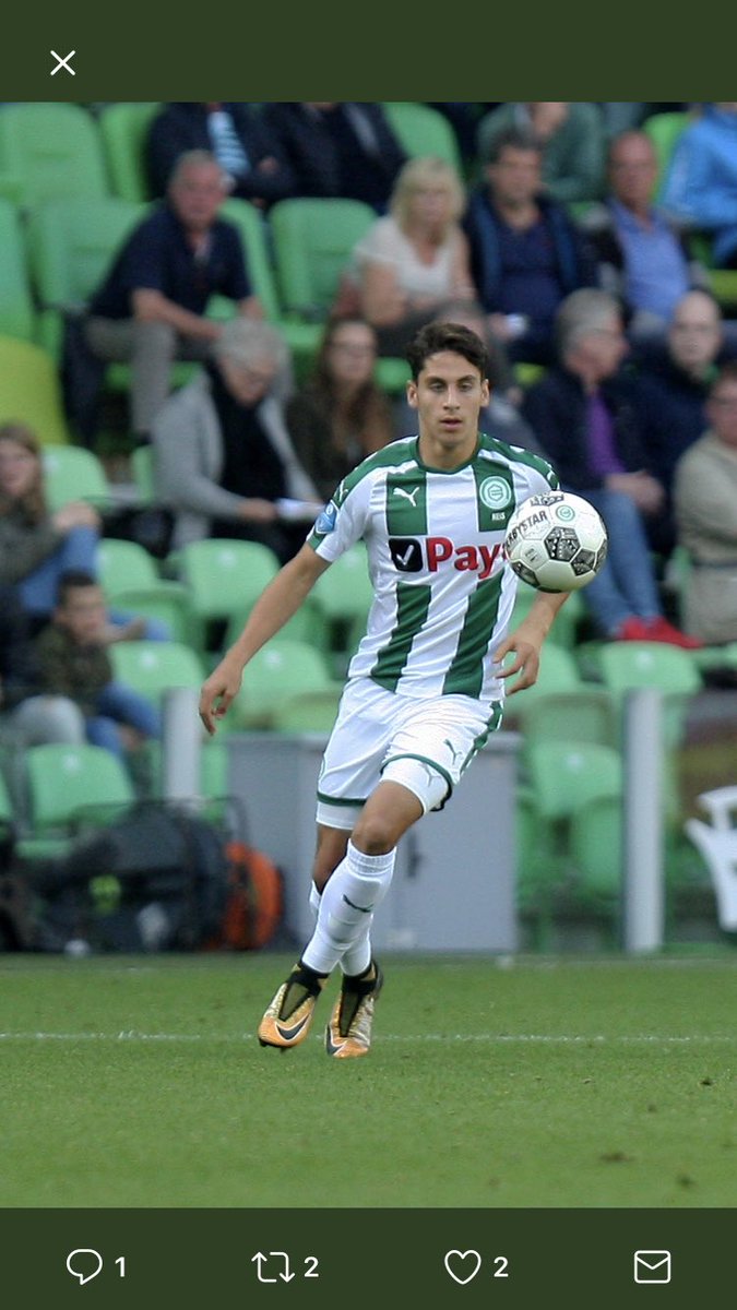 LudovitReis's tweet photo. Wat een heerlijk gevoel om je eredivisiedebuut te mogen maken in het noordlease stadion!  🤙❤️⚽️#hardworkpaysoff #68 https://t.co/D3eZkBwroK