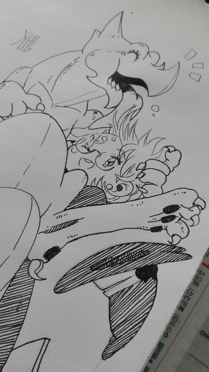 KamuiHand's tweet photo. #inktober2017 #inktober #witchlist #beastmasterwitch #vetwitch #illustration almost forgot the witch's hat, so I added it later x'D https://t.co/Xx9jc8OTiH