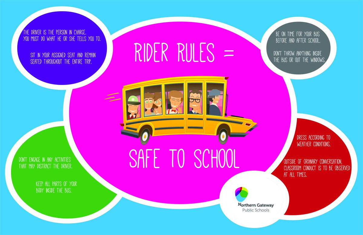 ngpschools's tweet photo. It's School Bus Safety Week in AB @ngpschools and we're taking a moment to think about what we can do to make everyone's ride safer! #riderrules #busdrivertraining https://t.co/1hKzcOiiFG