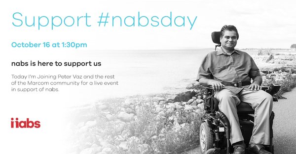 itslevs's tweet photo. I'm helping to give nabs Canada a voice because the Marcom community needs to take care of our own. #nabsday https://t.co/95zagwbVEd https://t.co/GaTtujjTd0