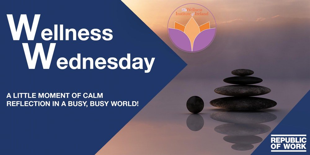 republicofwork's tweet photo. Stressed or over-worked? Join us this Wednesday at 12.00pm for relaxation with @WellnessInstu #wellnesswednesday

https://t.co/S03DF3peVS https://t.co/56OWjMTu6Y