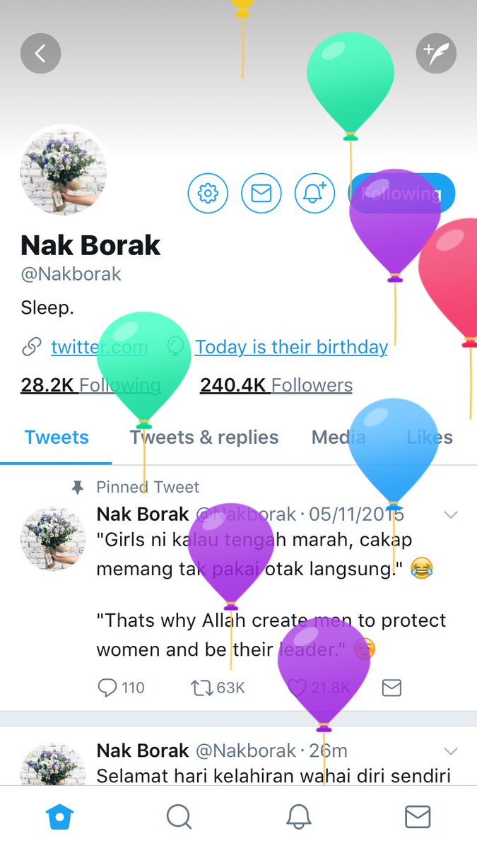 ShaidaFarizaa's tweet photo. Happy birthday @Nakborak ! 

Hadiah p tuntut dengan @TwtShaklee 💕 https://t.co/eJI6AN5ay4