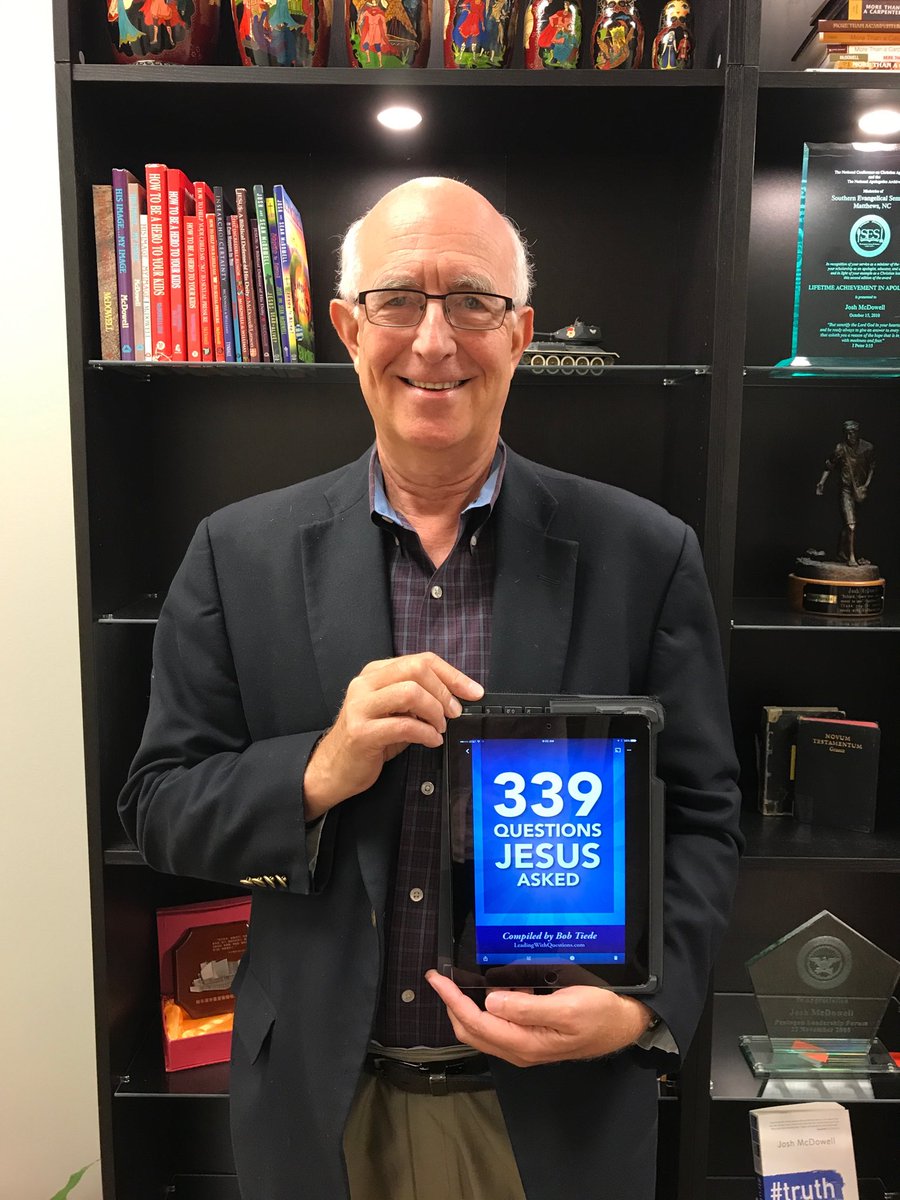 dezook's tweet photo. My friend Bob Tiede has a new free eBook: "339 ?'s Jesus Asked."  Get your free download @ https://t.co/qvEOKWkSma https://t.co/aAczRcHgO0
