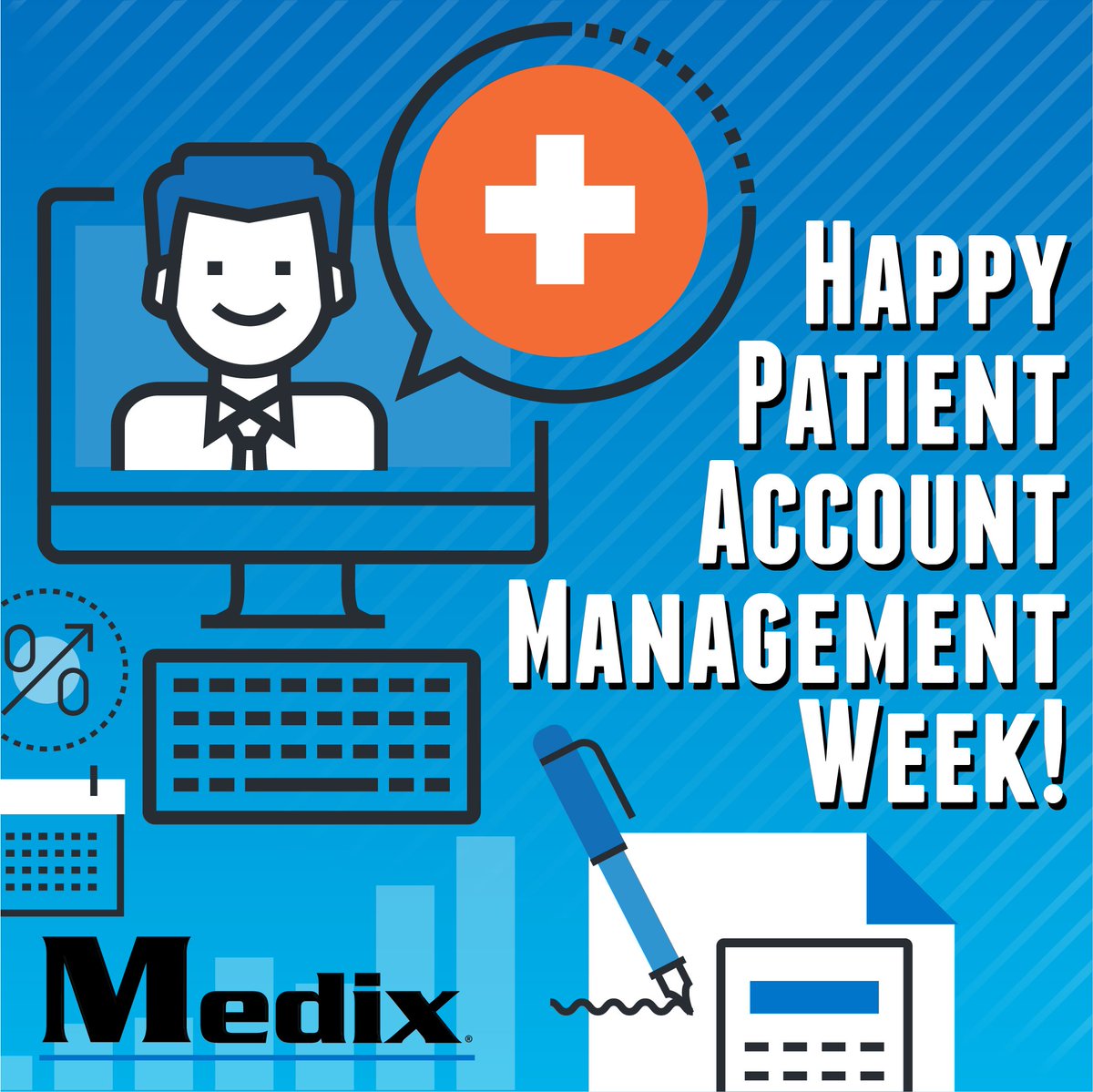 medixteam's tweet image. During #PatientAccountManagementWeek, we're thanking the healthcare administration management professionals making a difference. #THANKYOU!