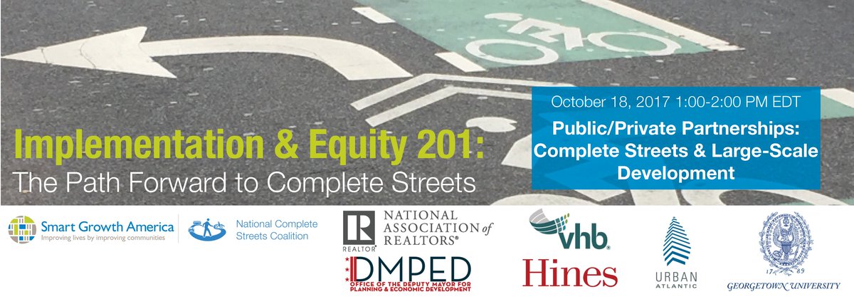 completestreets's tweet photo. Want to learn how #P3 help cities advance #Health #Equity &amp; #CompleteStreets? Join us: https://t.co/uq7jUXVIL6 https://t.co/KclbDm7mWG