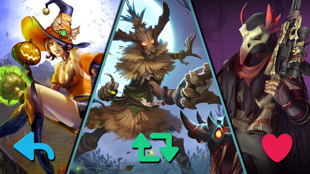 PaladinsGame's tweet image. Which skin from OB60 is your favorite? Vote now! 🎃