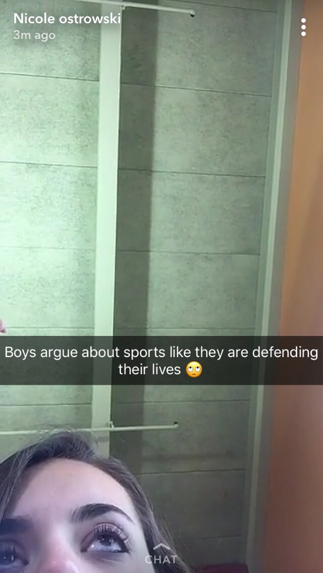 AbbyKomar's tweet photo. Nicole is the only person alive who has used snapchat correctly. https://t.co/MC4vF0RNZE