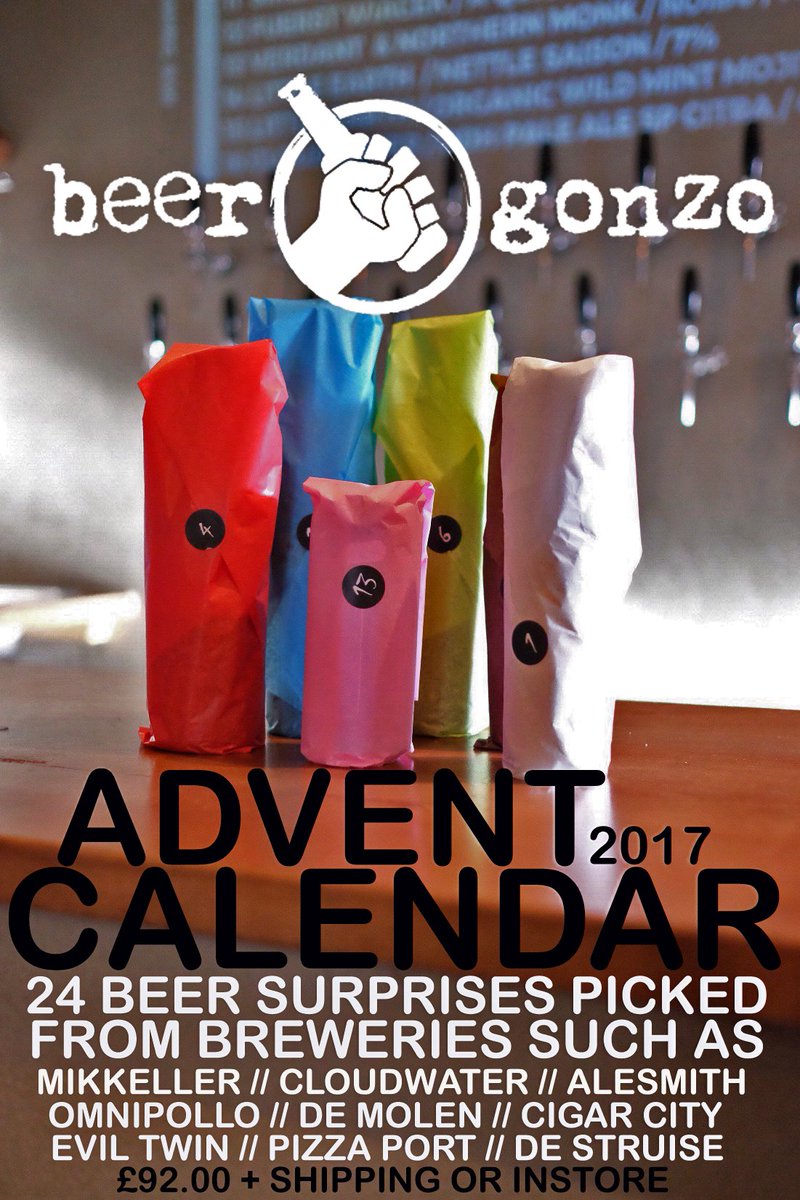 Beer Gonzo Advent Calendars  Beers from <a href="/MikkellerBeer/">MikkellerBeer</a> <a href="/cloudwaterbrew/">Cloudwater Brew Co</a>   <a href="/Omnipollo/">Omnipollo</a> <a href="/CigarCityBeer/">Cigar City Brewing</a> <a href="/PizzaPortBeer/">Pizza Port Brewing Co.</a> beergonzo.co.uk/buy/beer/beer-…
