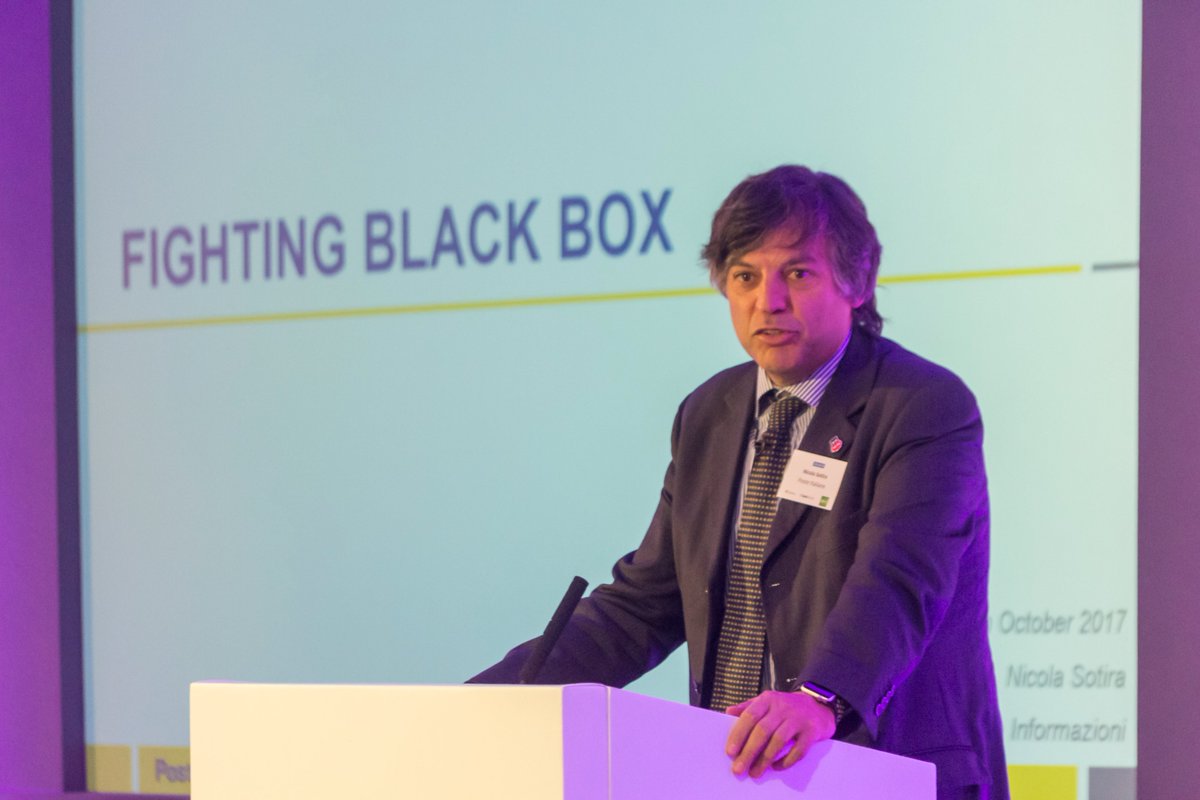RBRDataServices's tweet photo. Thank you to Nicola Sotira of Poste Italiane for sharing great insights at #ATM & #CyberSecurity 2017. #ATMsec @innovalabns https://t.co/3n8v0qDpqA