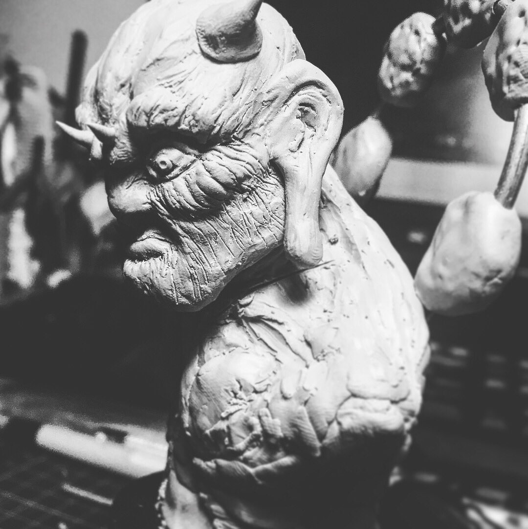 VikinggWu's tweet photo. #雷神 #Raijin #sculpture https://t.co/IaPb6D5RAG