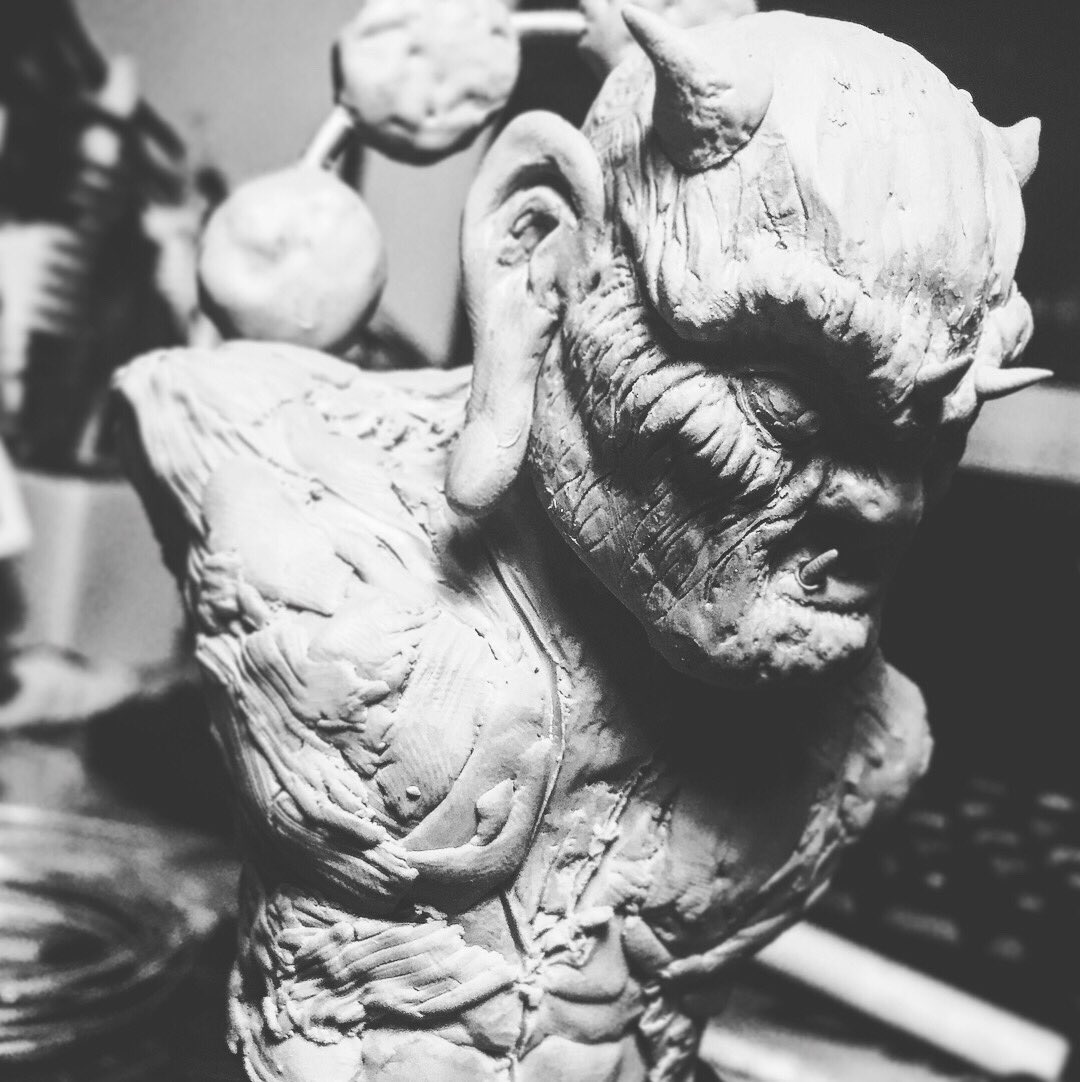 VikinggWu's tweet photo. #雷神 #Raijin #sculpture https://t.co/IaPb6D5RAG