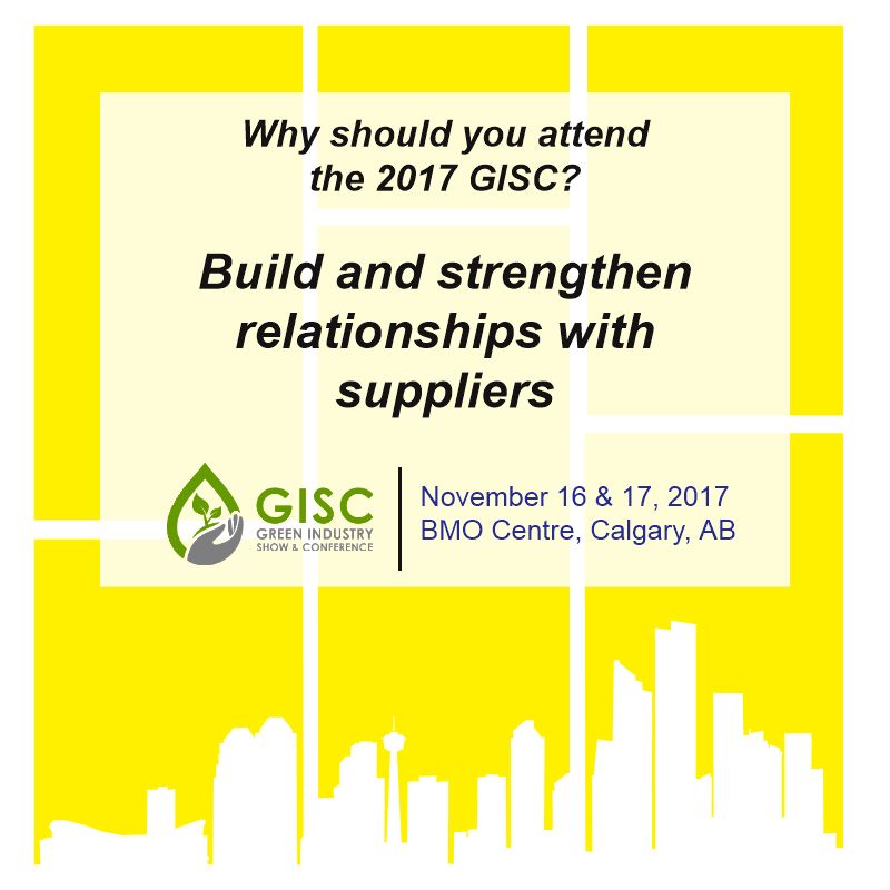 Join us at the #2017gisc - greenindustryshow.com