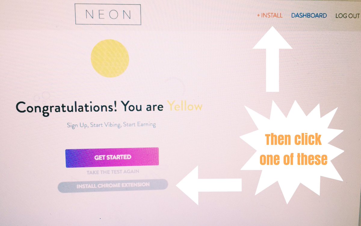 TheNeonID's tweet image. Don't forget! After you get your NEON color vibe, make sure to use one of the Install buttons to download the NEON plugin! #colorpersonality