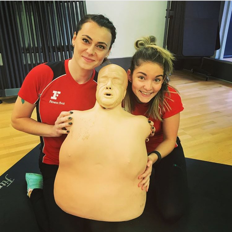 HarringayFF's tweet photo. FIRST AID REFRESH 🤢🤧😷🤒 ...members you're in safe hands!!! #puretraining #fitnessfirst https://t.co/OMQ2EBIMD3